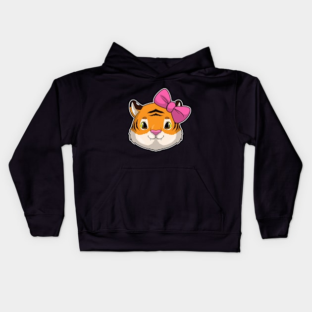 Tiger for Kids Kids Hoodie by Markus Schnabel